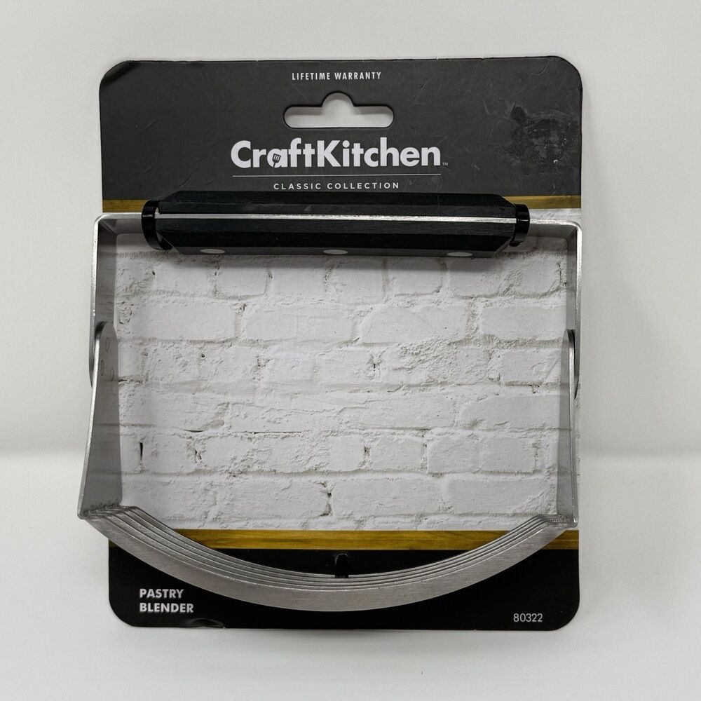 CraftKitchen 5 Blade Stainless Steel Pastry Cutter Dough Blender for Mixing NEW